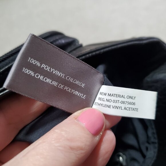 MATT & NAT Narrow Messenger Bag Briefcase Vegan Leather Press Lock Buckle Black - Picture 13 of 16